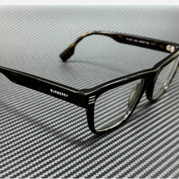 Burberry Dark Men's 53mm Havana Eyeglasses - Picture 3 of 4